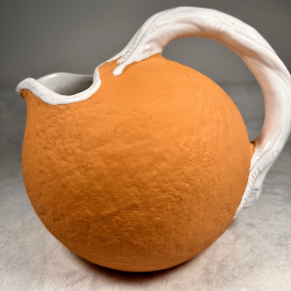 Italian Wide Mouth Terracota Juice Water Pitcher Early 18th Century Baked Earth - Picture 2 of 12